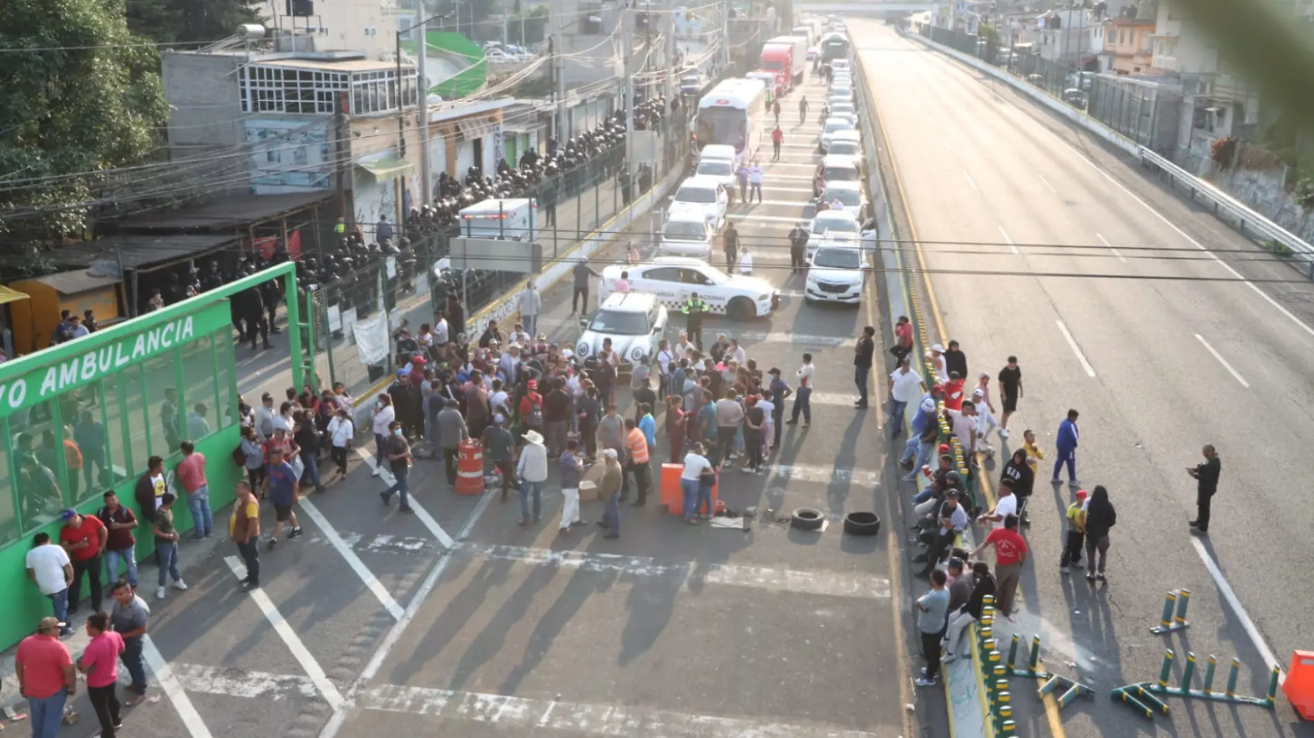 Pobladores de Tlalpan liberan la México-Cuernavaca tras casi 13 horas